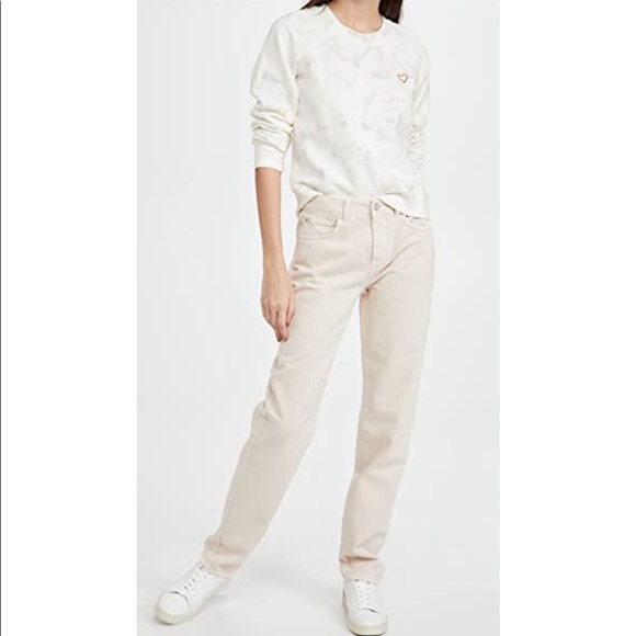 Madewell Tie Die Sweatshirt in Warm Violet NWOT - Picture 3 of 9